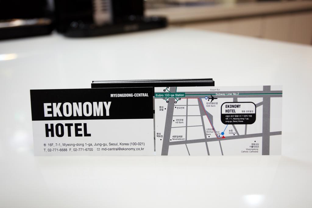 Ekonomy Hotel Myeongdong Central Сеул Екстер'єр фото
